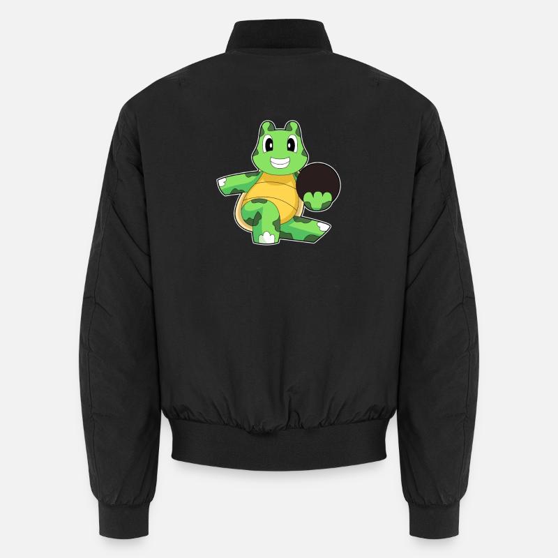 Turtle Bowling Bowling Ball Unisex Bomber Jacket