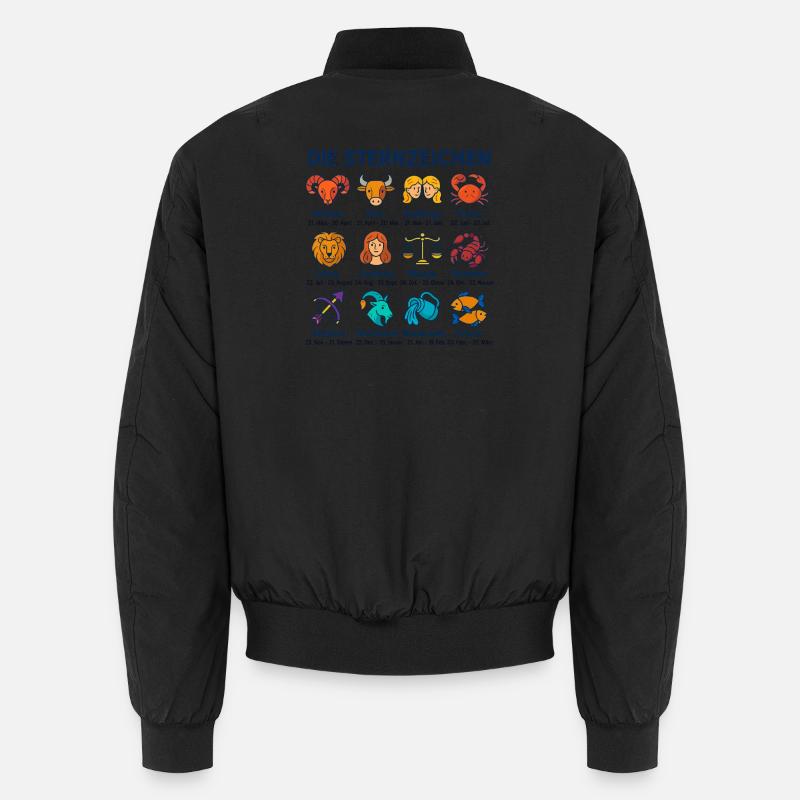 Die Sternzeichen Unisex Bomberjacke