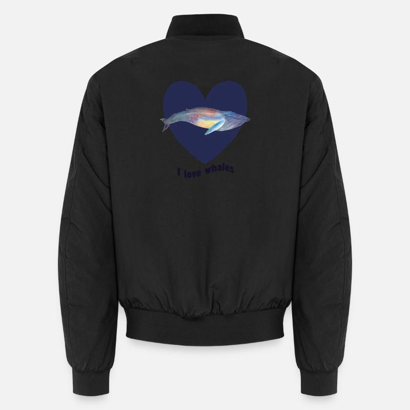Cœur de Baleine Bomber unisexe
