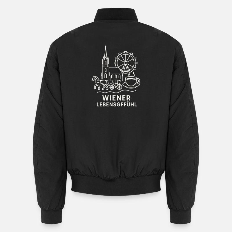 Wiener Lebensgefühl Collage Unisex Bomberjacke