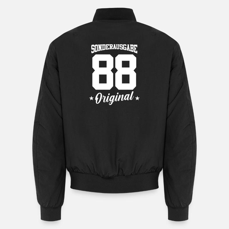 88 Birthday - Unisex Bomber Jacket - black
