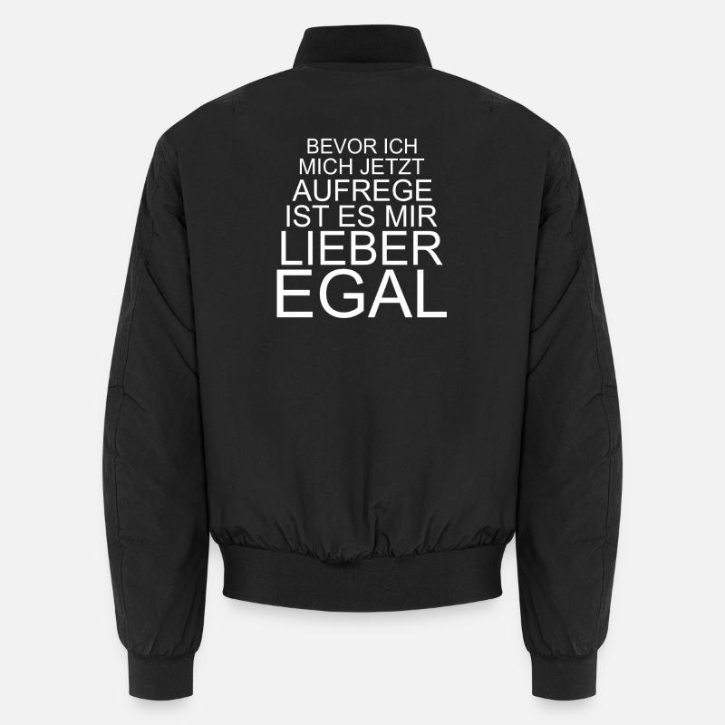 Avant de m’énerver, je préfère ne pas m’en soucier Bomber unisexe