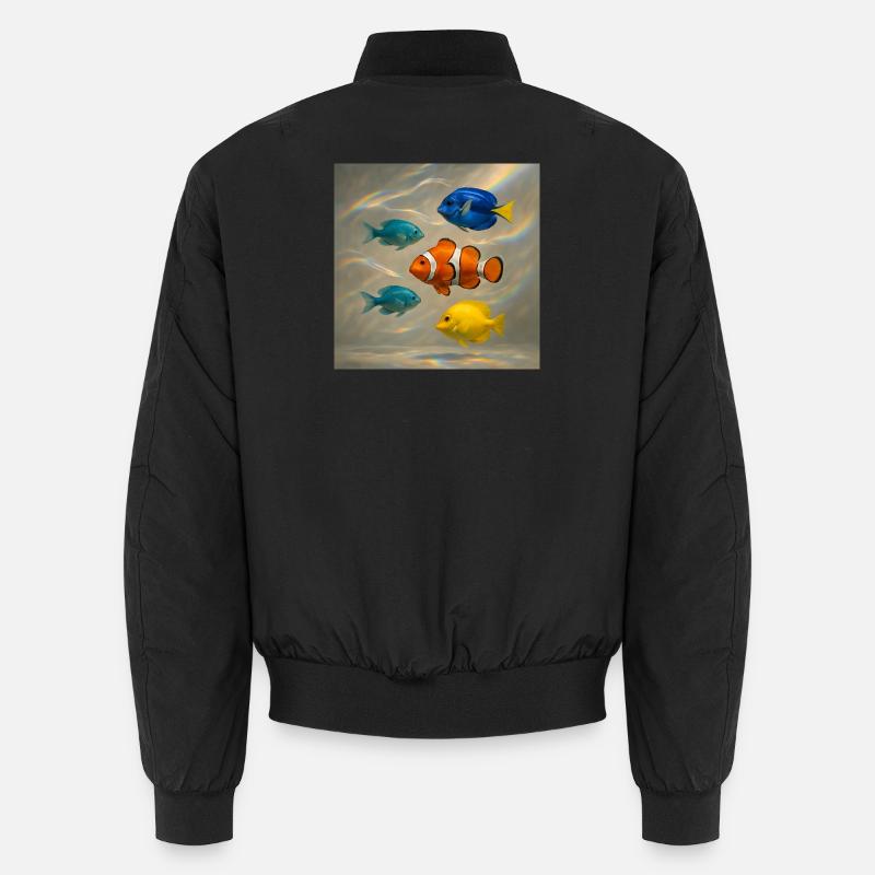 Fish Floating Unisex Bomber Jacket