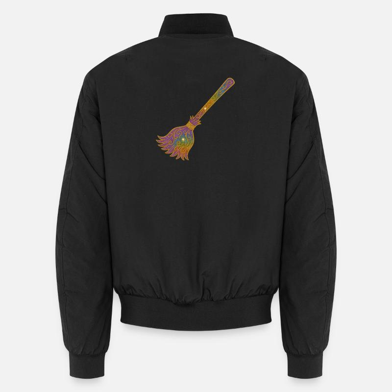 Balai à paillettes arc-en-ciel Magic Bomber unisexe