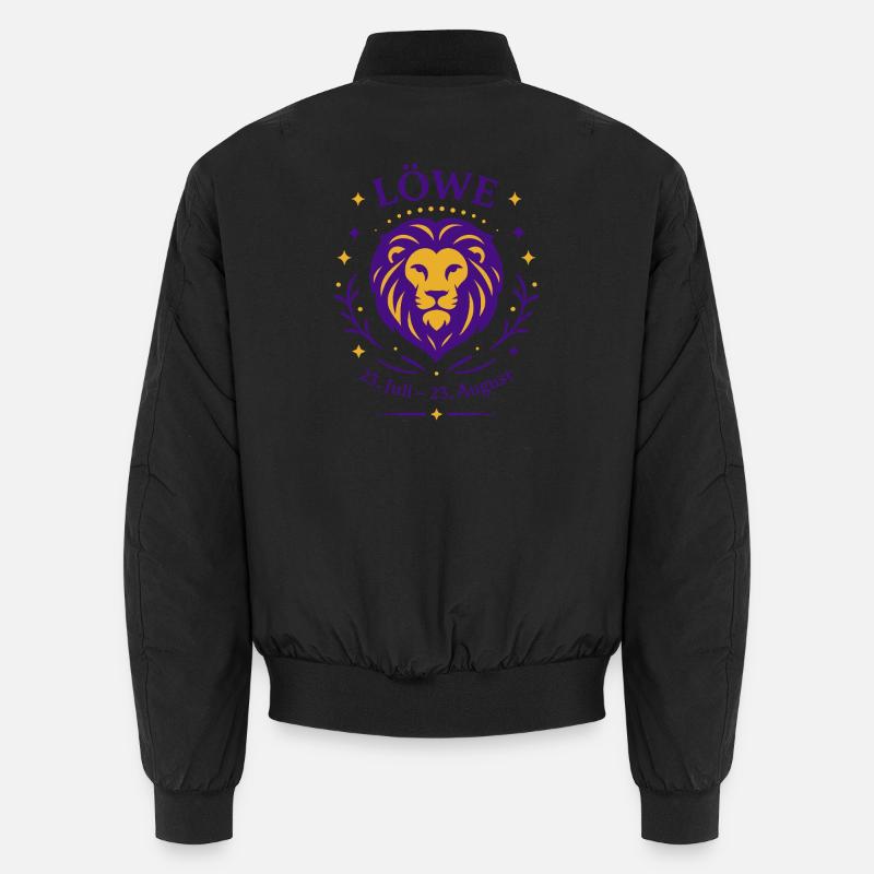 Sternzeichen Löwe Unisex Bomberjacke