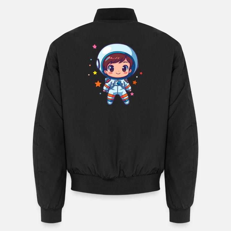 Petit homme de l’espace - Bomber unisexe - noir