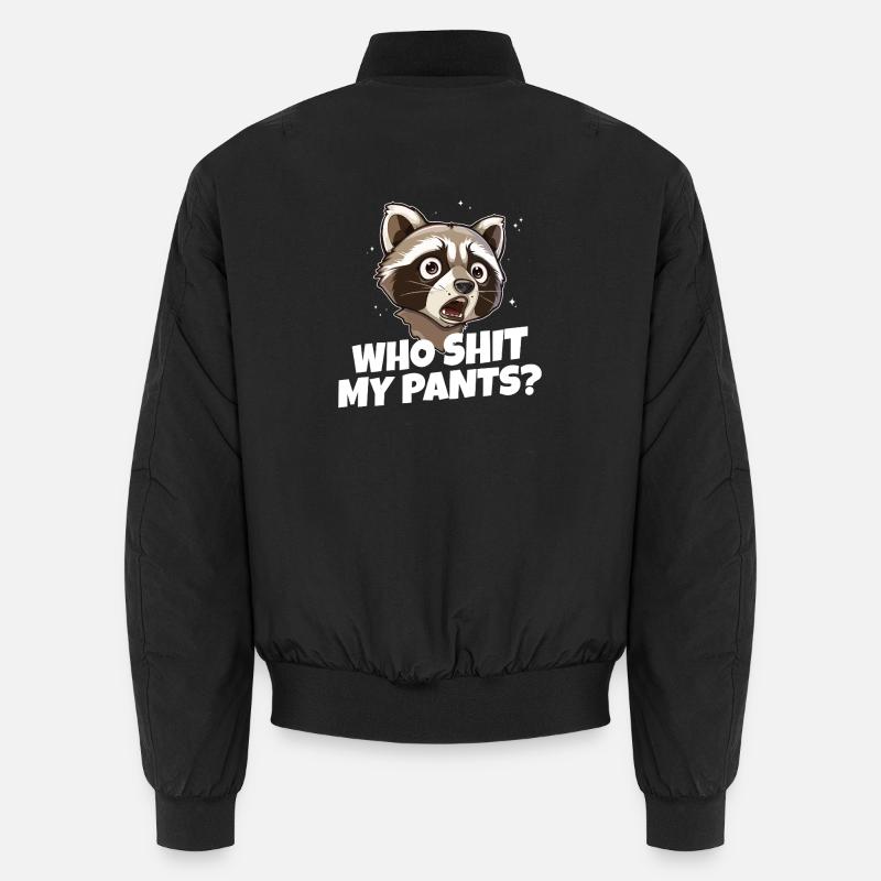 Waschbär, der mir in die Hose scheißt? Unisex Bomberjacke