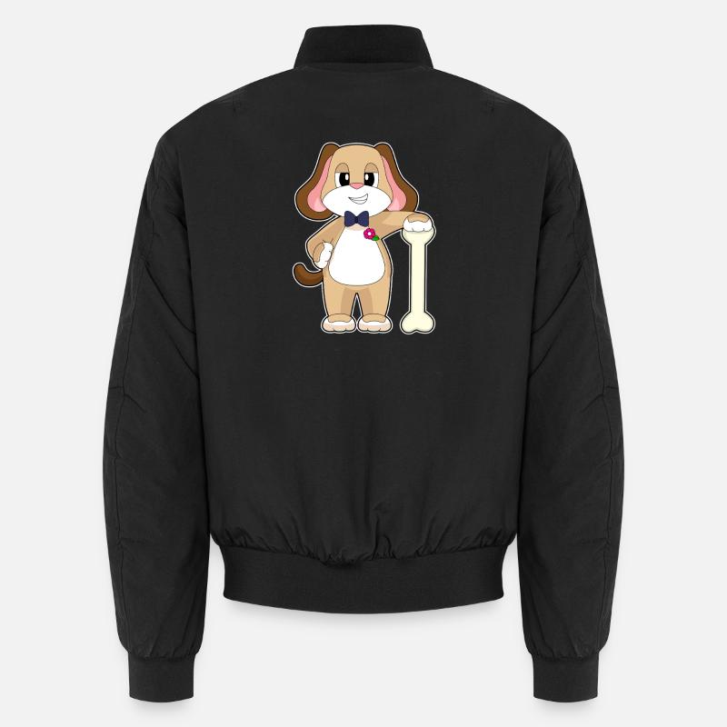 Hund Bräutigam Fliege Hochzeit Unisex Bomberjacke