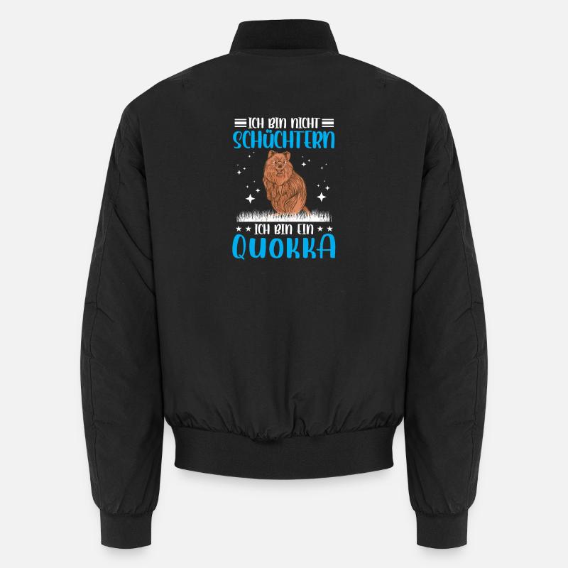 Kangourou à queue courte timide Quokka Bomber unisexe