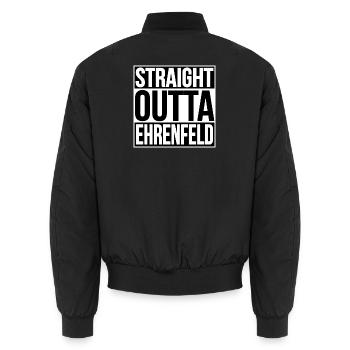 Tout droit sorti Ehrenfeld COLOGNE - Bomber unisexe - noir - Dos - AI Model Male 185 light (185cm)