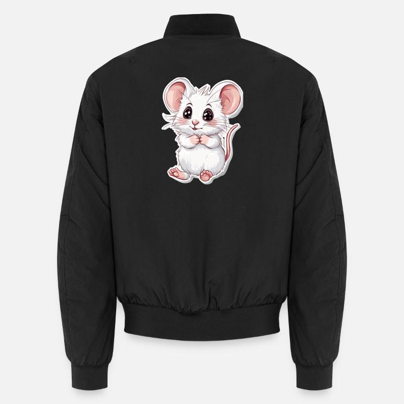 Maus - Unisex Bomberjacke - Schwarz