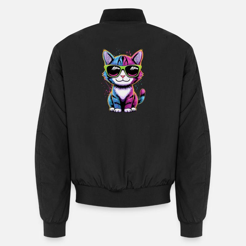 Chat Animal de compagnie Chat coloré Bomber unisexe
