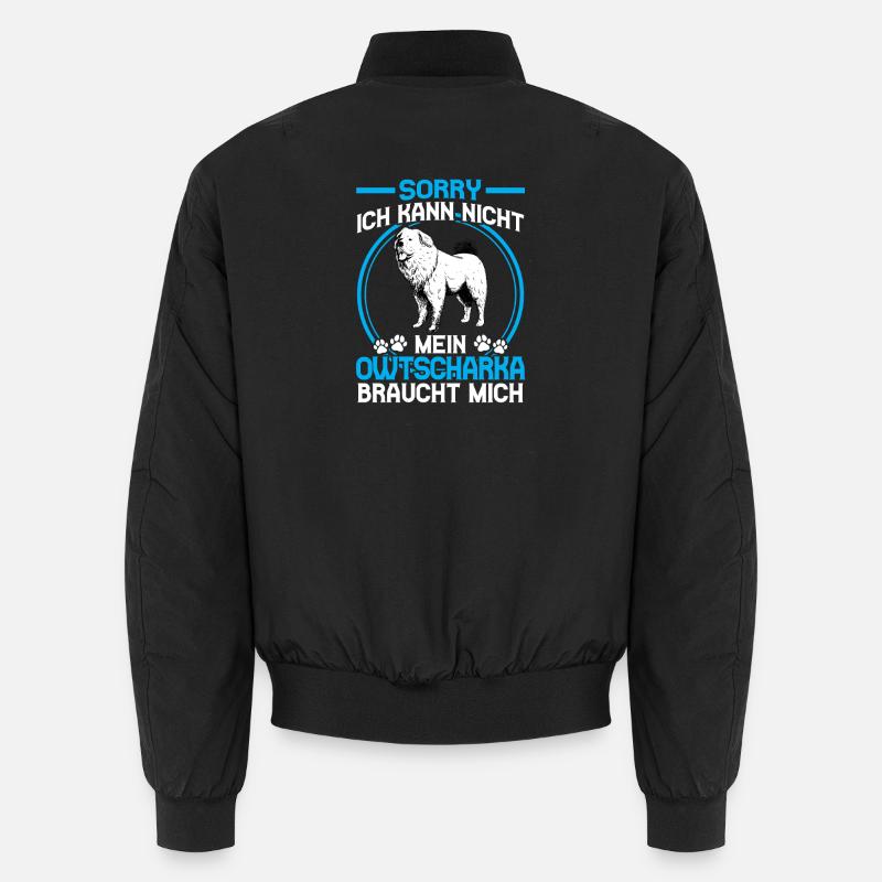 Caucasian Ovcharka needs me - Unisex Bomber Jacket - black
