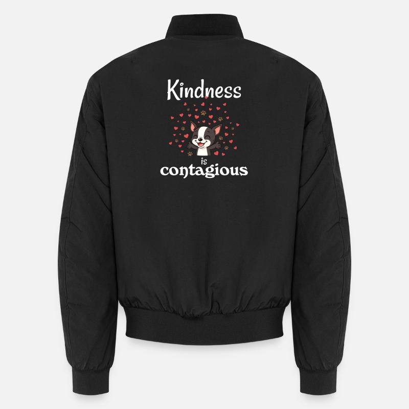 Boston - Kindness is Contagious Unisex Bomber Jacket