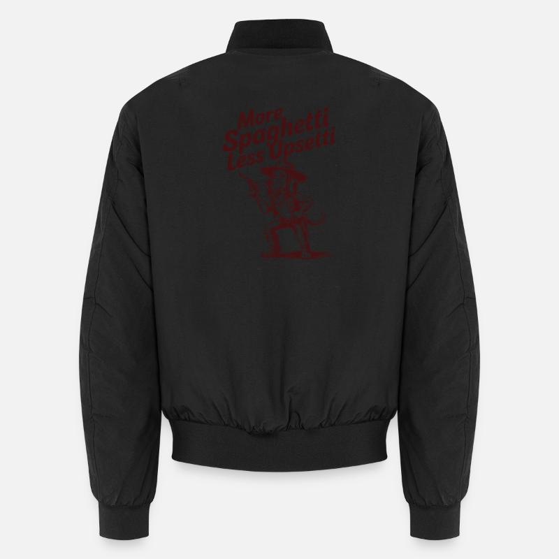 Mehr Spaghetti Weniger Upsetti Unisex Bomberjacke
