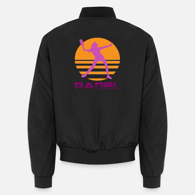 Padel - Bomber unisexe - noir