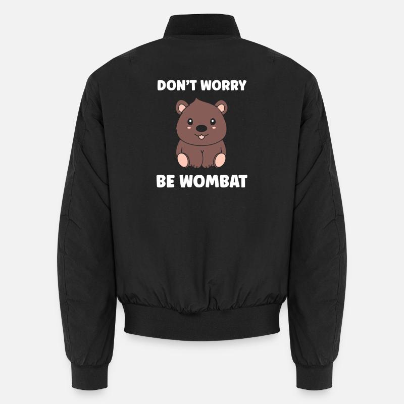 Wombat Doux Apaisé Bomber unisexe