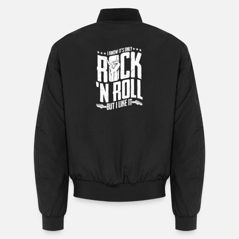 I Know It's Only Rock 'n Roll But I Like It Band Unisex Bomberjacke