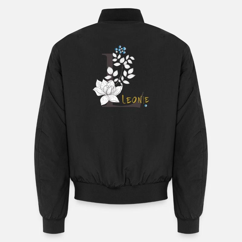 Buchstabe L Leonie Unisex Bomberjacke