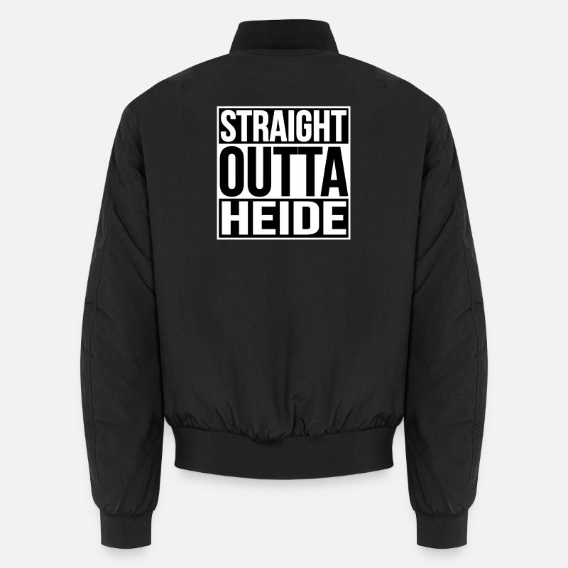 Straight Outta Heide Unisex Bomberjacke