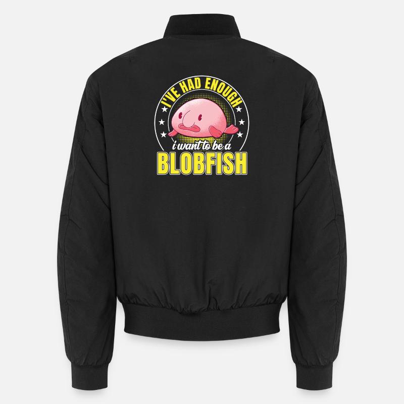 Les Blobfish en ont assez des Funny Blobfish Bomber unisexe