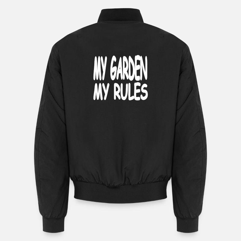 Garden - Unisex Bomber Jacket - black