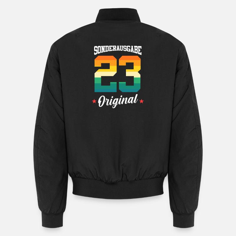 23 Anniversaire - Bomber unisexe - noir