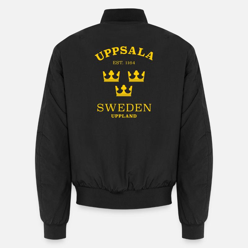 Uppsala, Suède, Suède - Bomber unisexe - noir