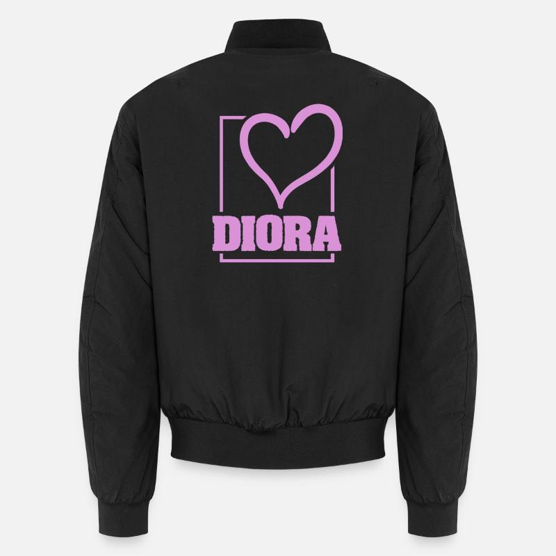 Bachelorette Diora - Unisex Bomberjacke - Schwarz