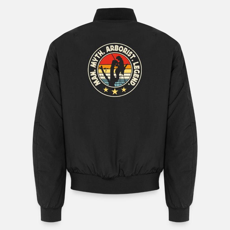 Cadeau drôle de menuisier - Bomber unisexe - noir