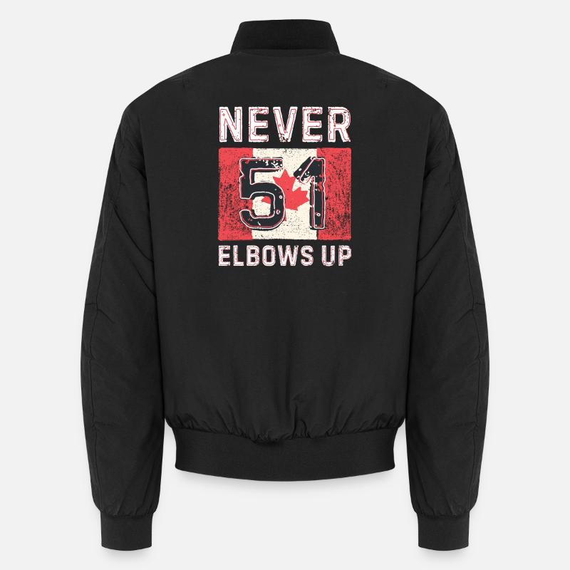 Ellbogen hoch Kanada Protest T-Shirt Unisex Bomberjacke