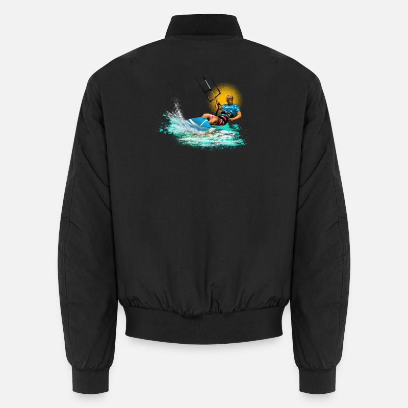 Kitesurf Neon Splash Bomber unisexe