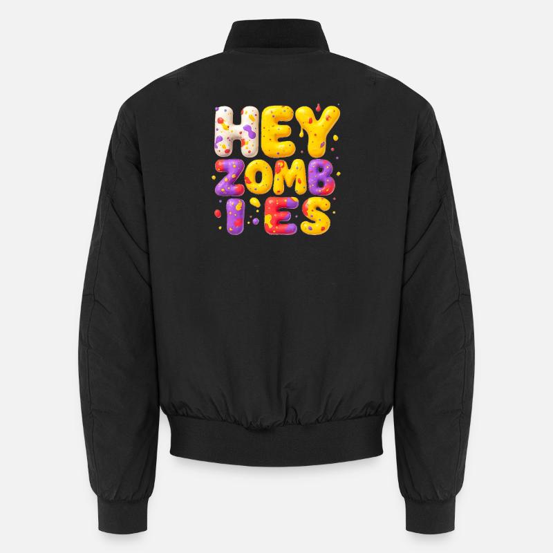 Halloween & Zombie Design Cool Fun - Bomber unisexe - noir