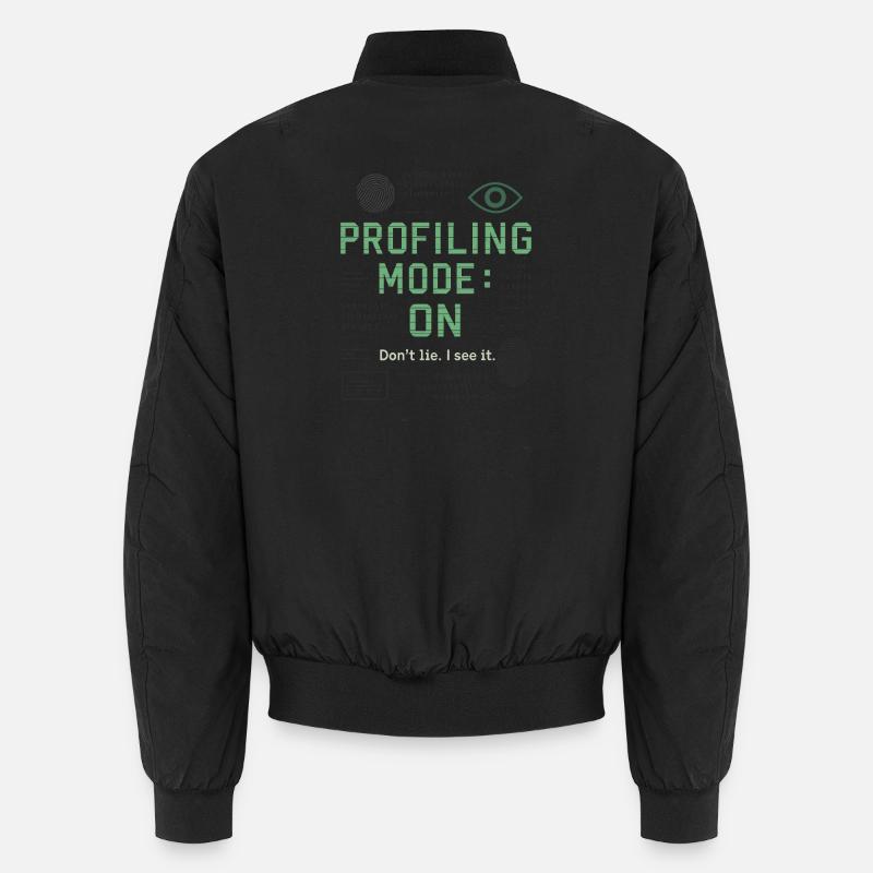 Profiling Mode: ON – True Crime & Mindhunter Shirt Unisex Bomberjacke