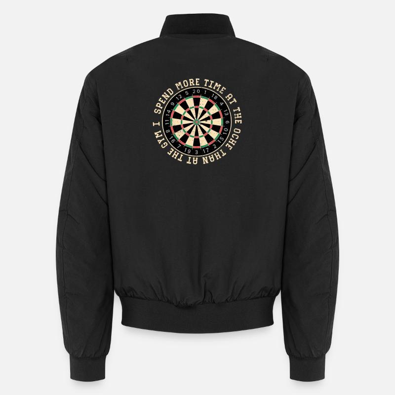 Dartboard Ring Quote Unisex Bomber Jacket