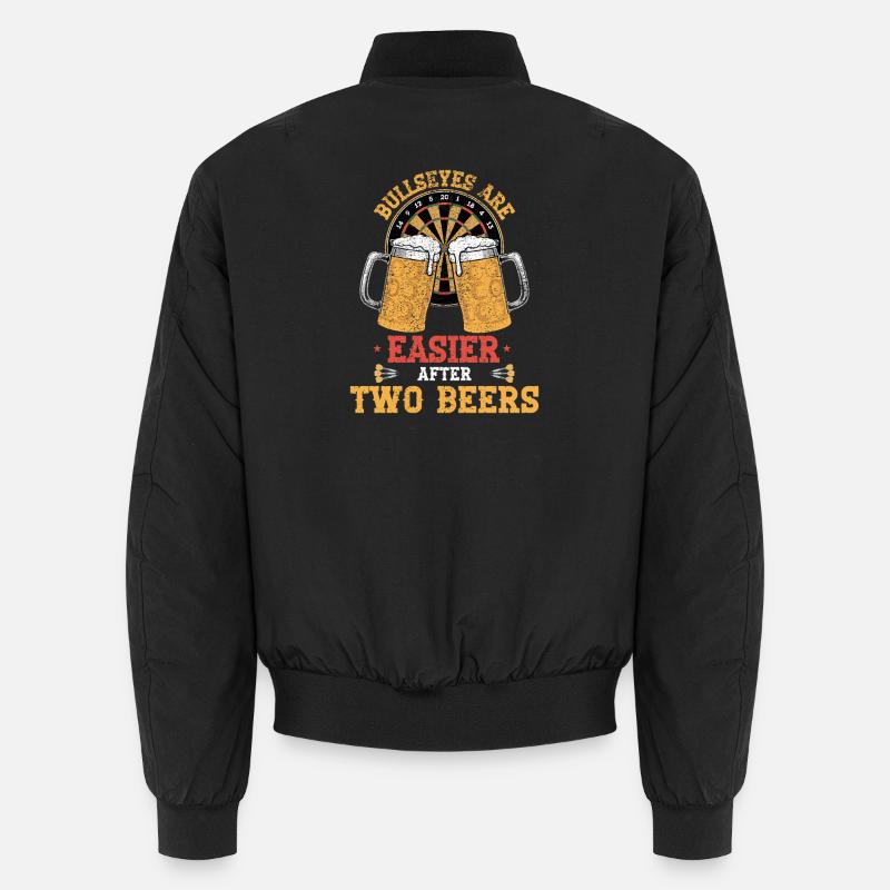 Two Beers Bullseyes Unisex Bomber Jacket