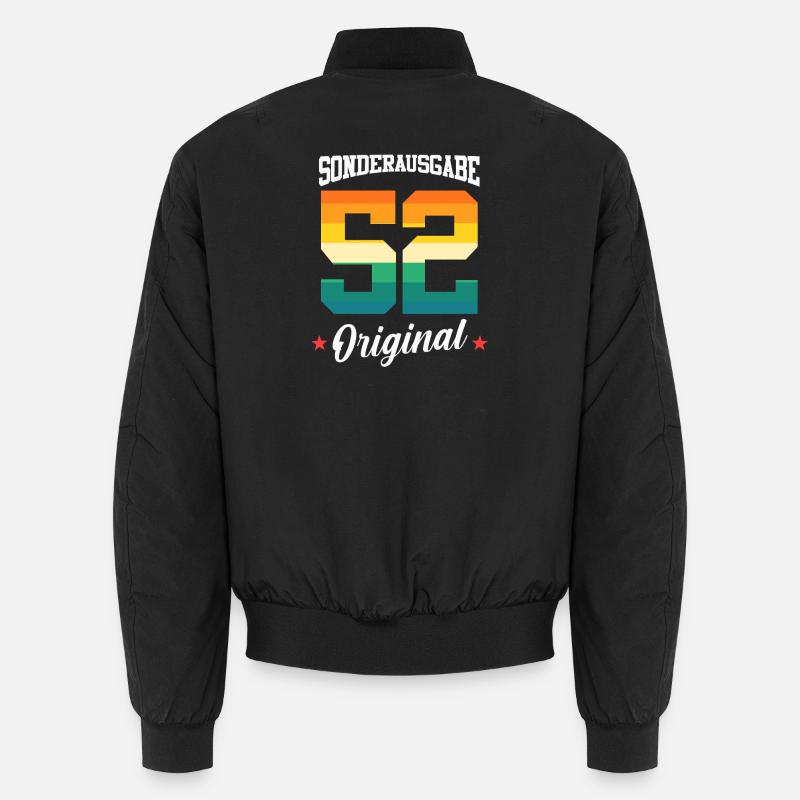 52 Anniversaire - Bomber unisexe - noir