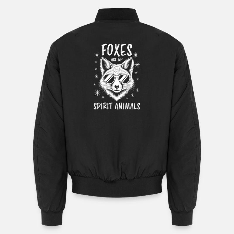 Fuchs Spruch Lustiges Fuchs Geschenk Unisex Bomberjacke