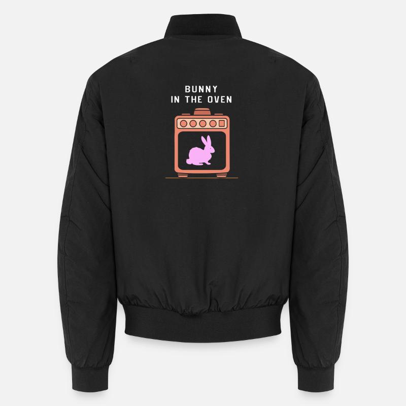Expectant Mom Easter Gender Reveal Unisex Bomber Jacket