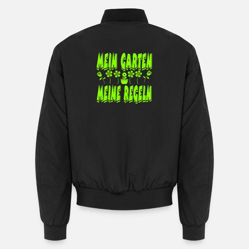 Garten - Unisex Bomberjacke - Schwarz