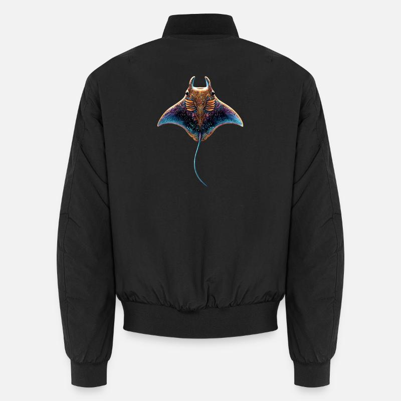 Manta Ray, Devil Ray, Stingray, Diver Unisex Bomber Jacket