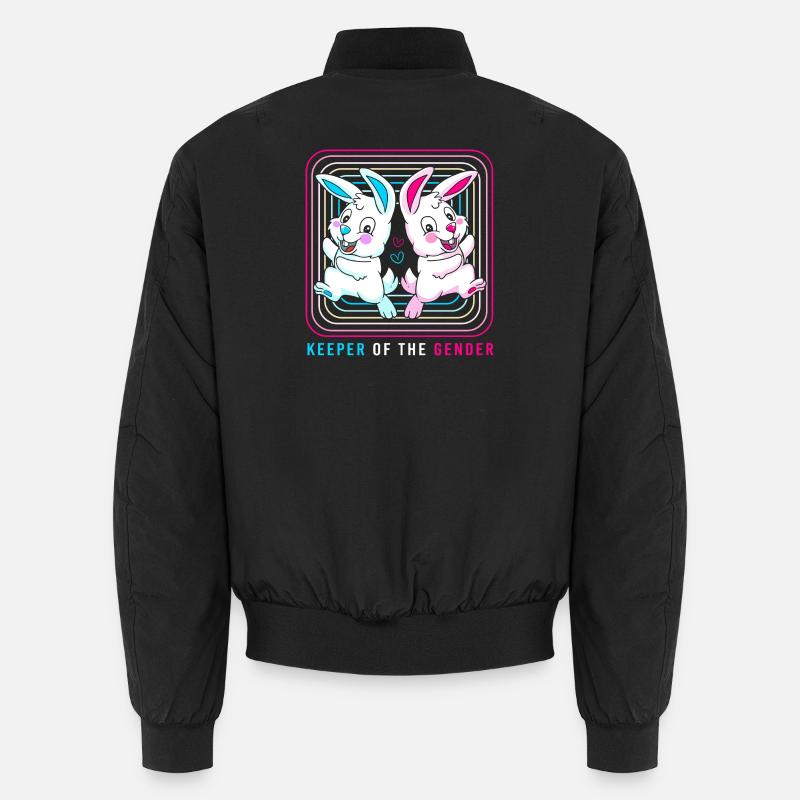 Gender Reveal Easter Mom-to-be Unisex Bomber Jacket