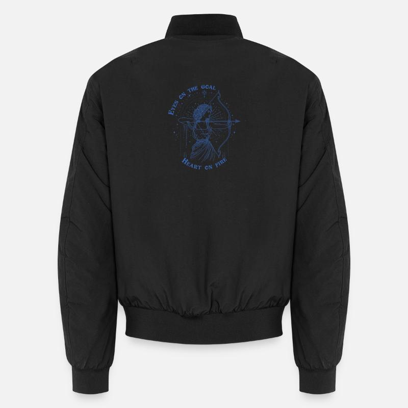 Schütze Sternzeichen Bogenschütze Sternzeichen Geschenk - Unisex Bomberjacke - Schwarz
