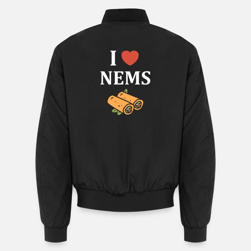J aime NEMS illustration colorée Bomber unisexe