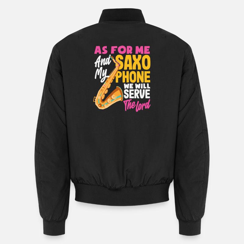 Saxophone Bomber unisexe