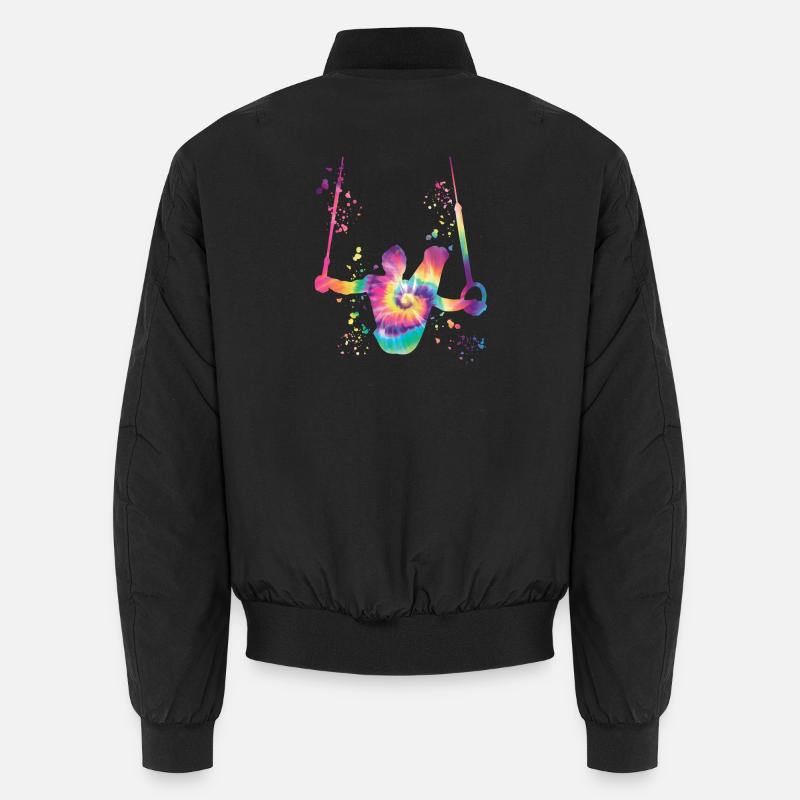 Kunstturner Ringe Kunstturnen - Unisex Bomberjacke - Schwarz