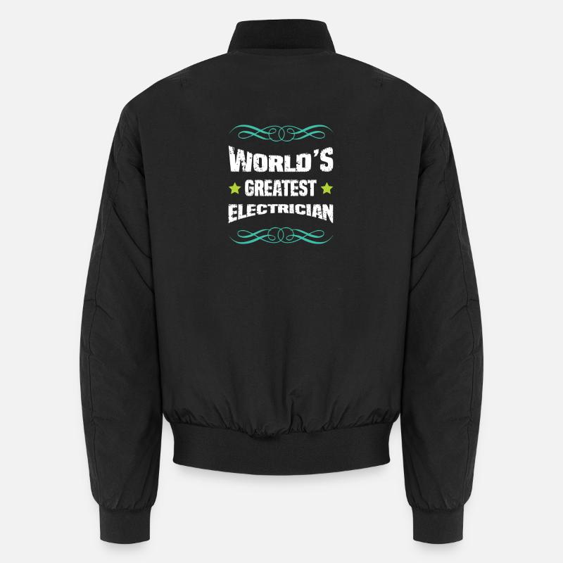 World's Best Electrician Unisex Bomber Jacket