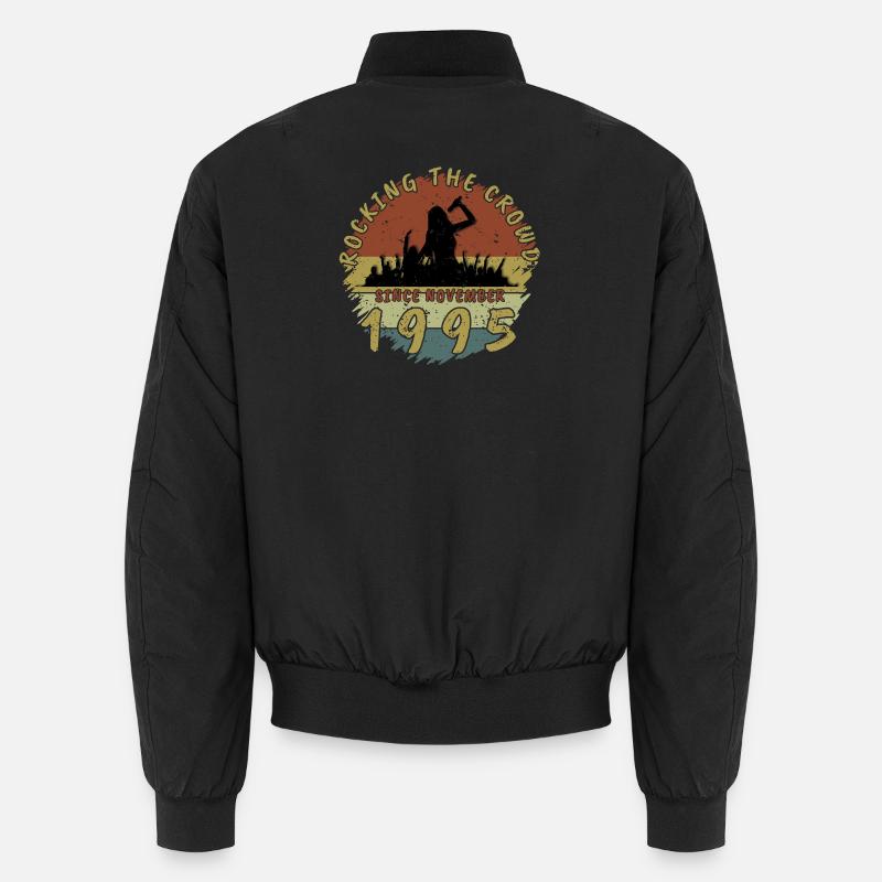 30th Birthday Rocking the crowd SNG 11/1995 Unisex Bomber Jacket