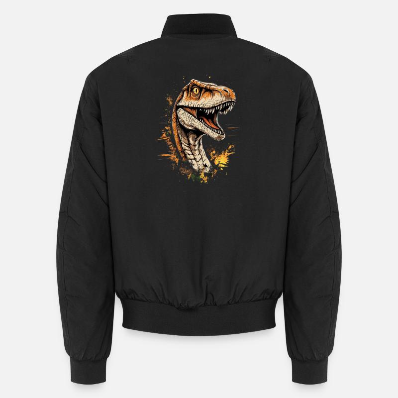 Raptor Velociraptor Dinosaur Dino Raptors Unisex Bomber Jacket