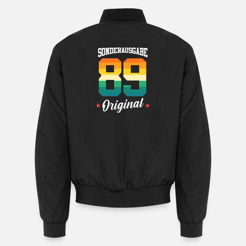 89 Anniversaire - Bomber unisexe - noir